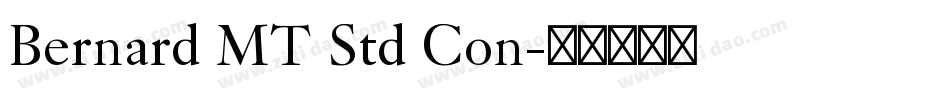 Bernard MT Std Con字体转换
